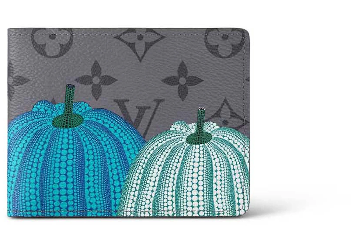 Louis Vuitton LV x YK Schlanke Geldbörse Kürbis Print in Monogram