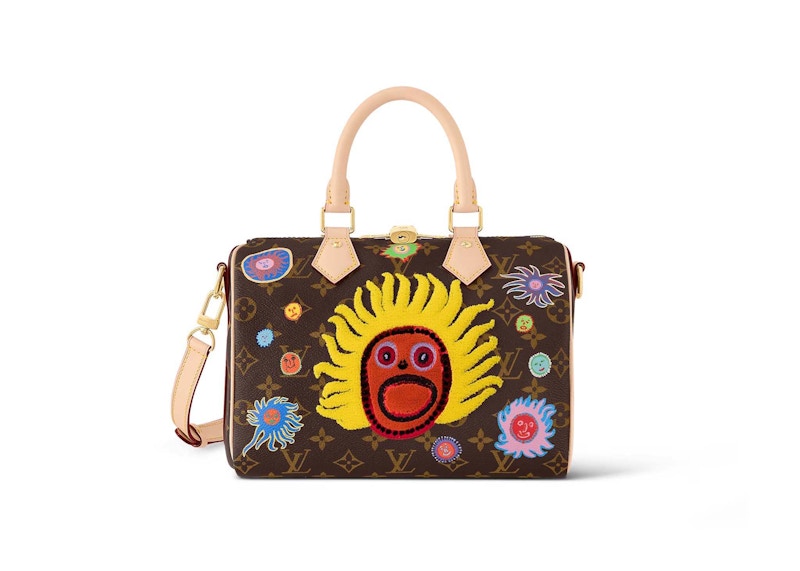 Louis Vuitton LV x YK Speedy Bandouliere 25 Face Print and 