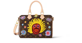 Louis Vuitton LV x YK Speedy Bandouliere 25 Face Print and Embroidery