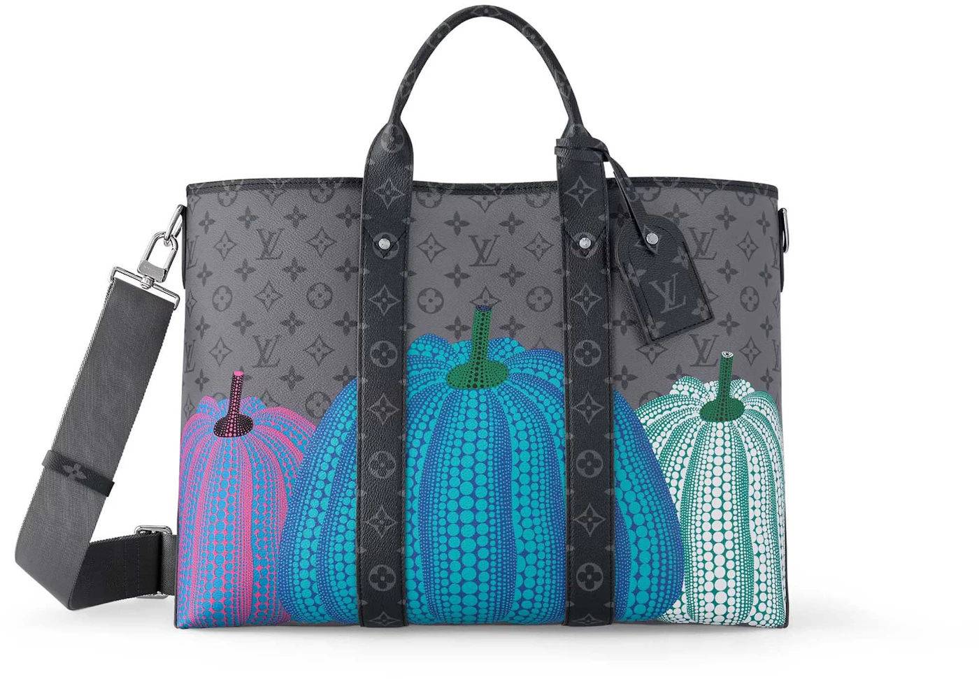 Louis Vuitton Yayoi Kusama HandBag Neverfull LV Handbag Pumpkin