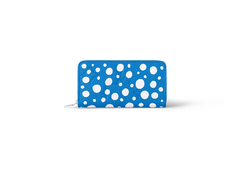 Pre-owned Louis Vuitton Women's Lv X Yk Zippy Wallet In Blue/white
