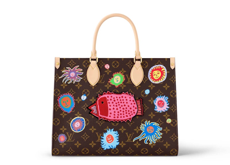 Louis Vuitton LV xYK Onthego MM Face Print and Embroidery in