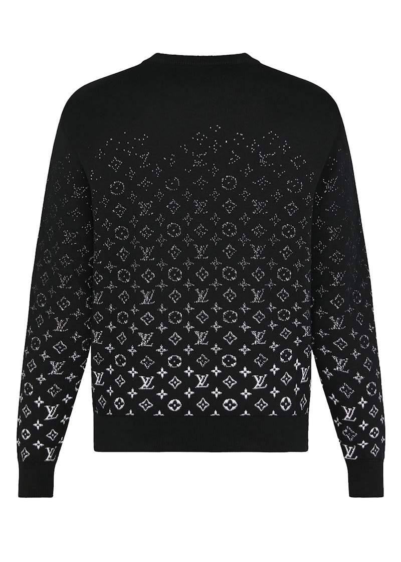 Louis Vuitton LVSE Monogram Degrade Crewneck Black White Men s US