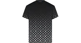 T-Shirt Louis Vuitton LVSE Monogramm Farbverlauf schwarz/weiß