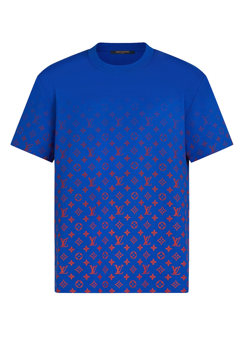 Louis Vuitton LVSE Monogram Gradient T-Shirt Blue/France Men's - GB