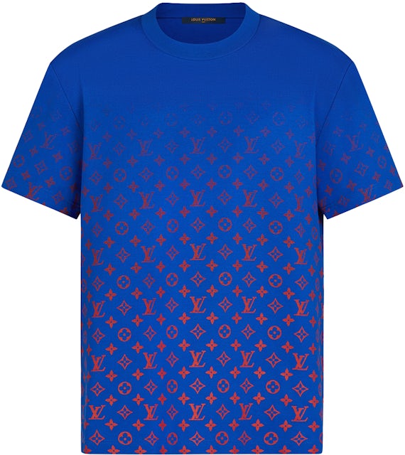 Louis Vuitton LVSE Monogram Gradient T-Shirt Blue/France Men's - GB