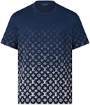 Louis Vuitton Navy Blue Cotton Gradient Monogram Fil Coup Sweatshirt M