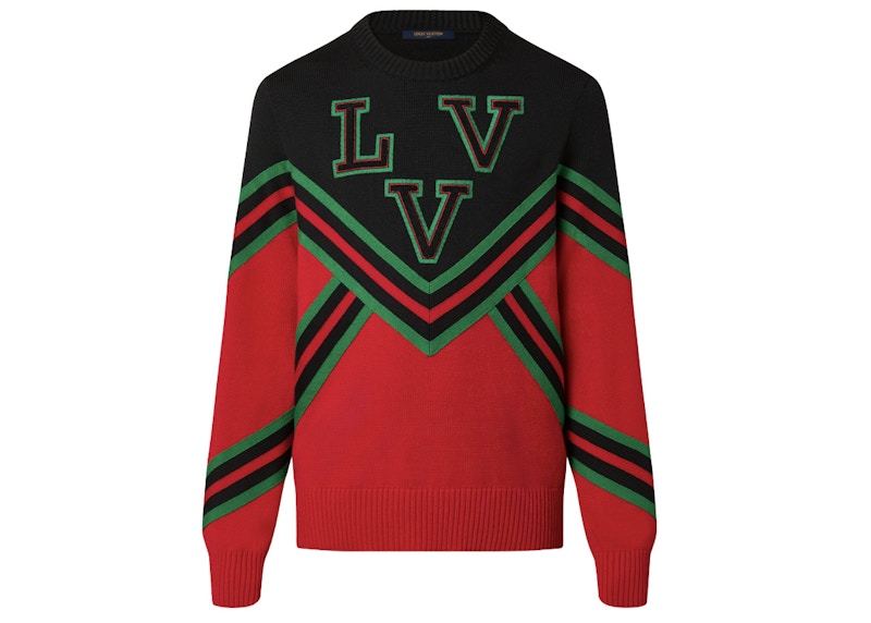 Pre-owned Louis Vuitton Men's  Lvv Sport Team Crewneck Sweatshirt In Multi