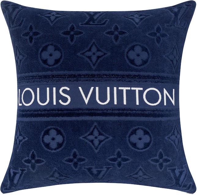 Louis Vuitton Navy Blue LV Monogram Cards Print Cotton Regular Fit