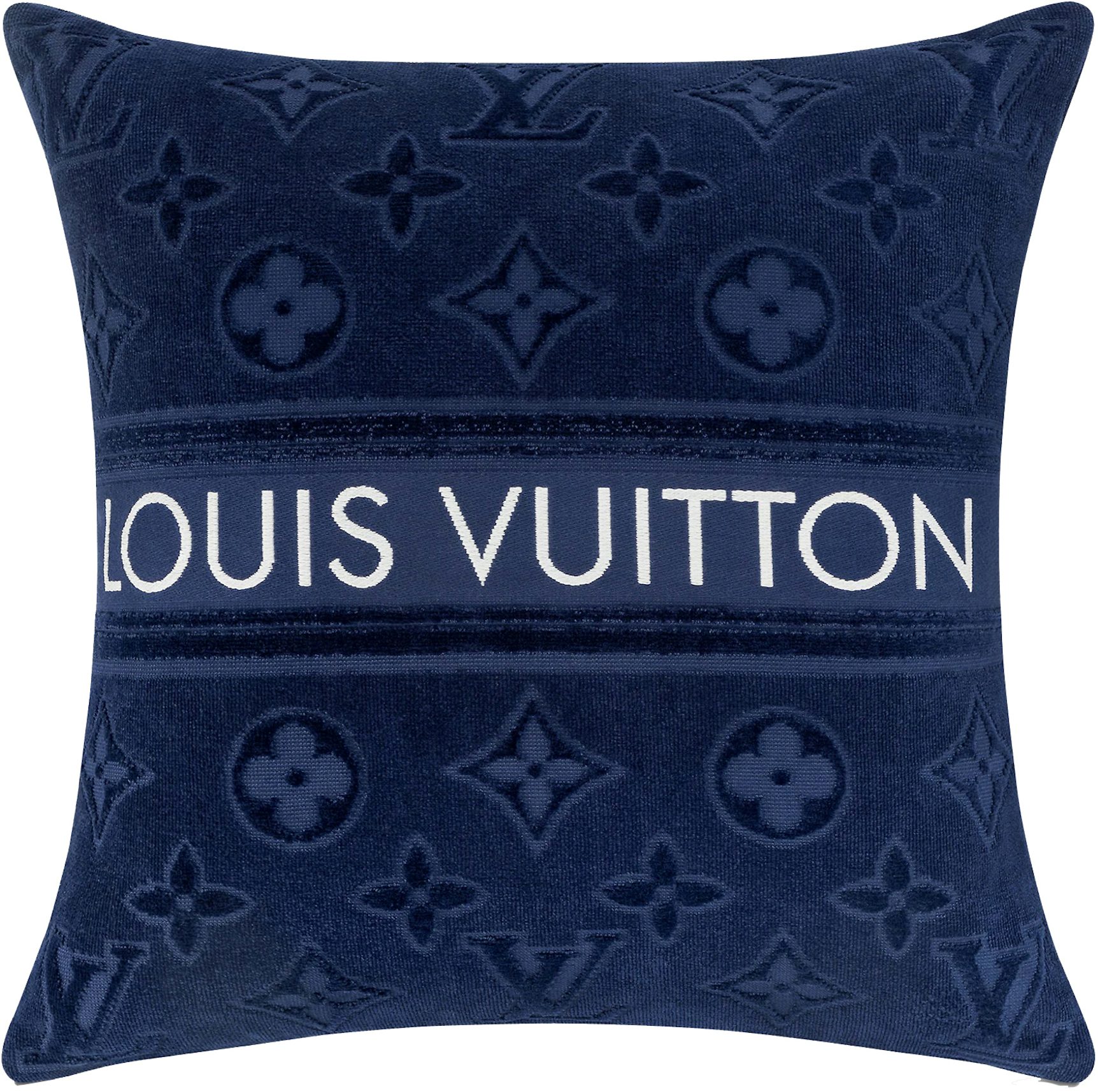 Louis Vuitton Monogoram Dawn to Dusk Scarf Blue in Wool - US
