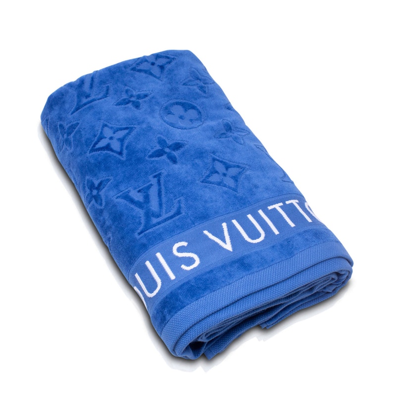 louis vuitton beach towl ビーチタオル　ブランケット Louis Vuitton LVacation Beach Towel Blue - SS23 - US