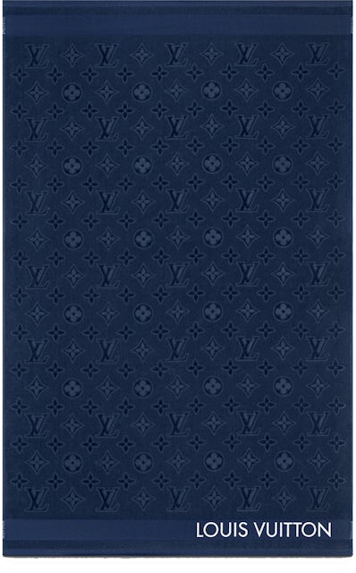 Louis Vuitton LVacation Beach Pillow Navy Blue in Cotton - US