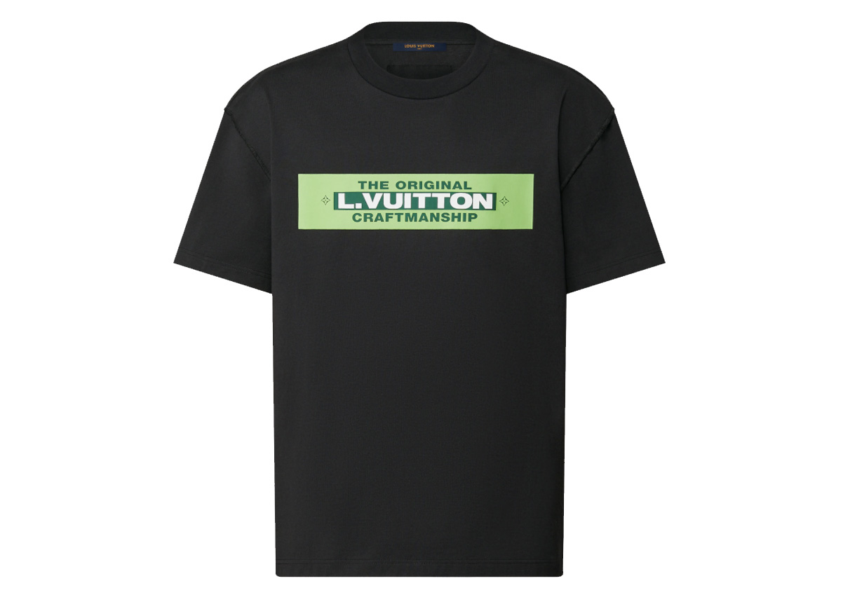 Louis Vuitton L.Vuitton Printed T-shirt Black