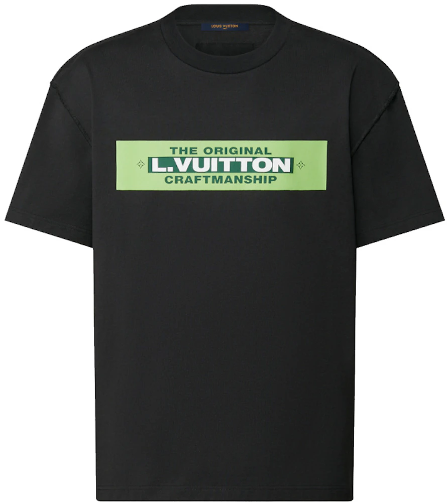 Louis Vuitton L.Vuitton Printed T-shirt Black Men's - SS22 - US