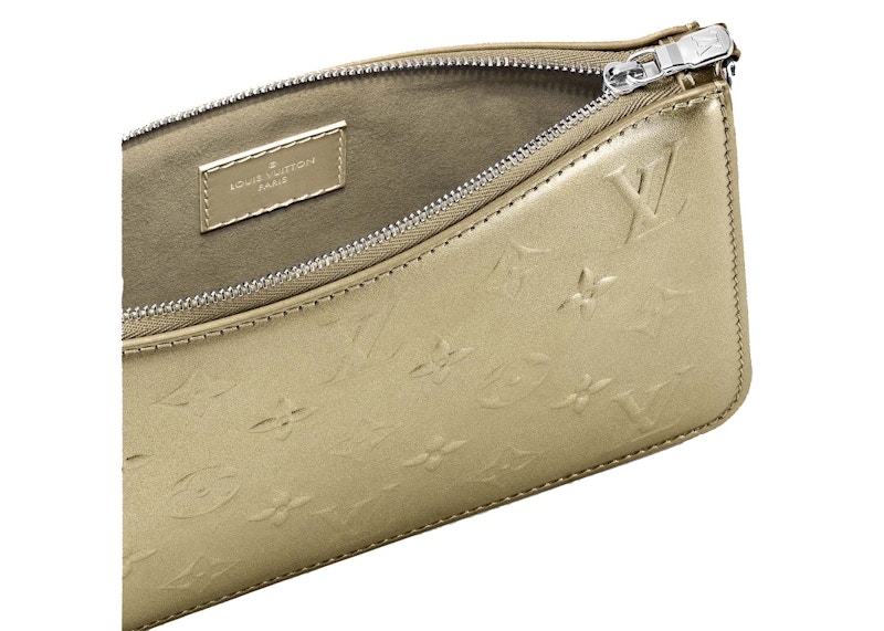 Louis Vuitton Lexington Pouch Light Gold in Calfskin Leather with