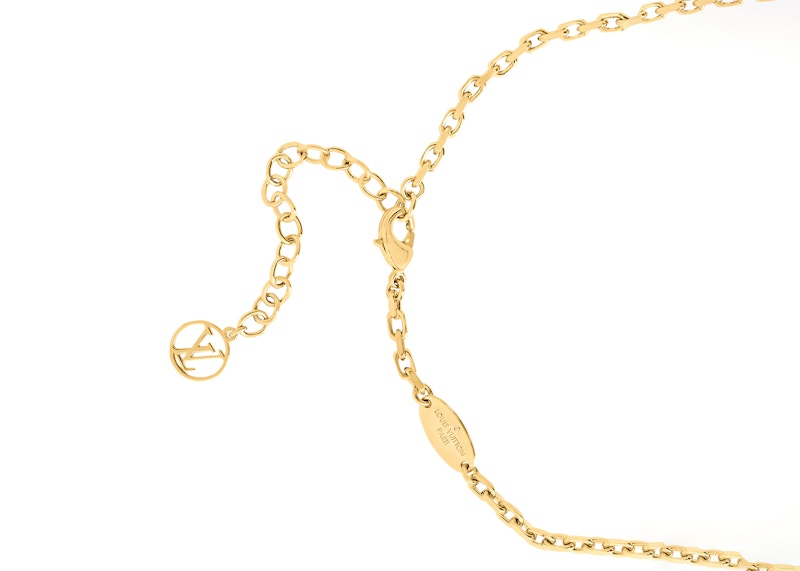 Louis Vuitton Limited Edition Lip Stick Necklace Fall In Love Gold - Thumbnail 2