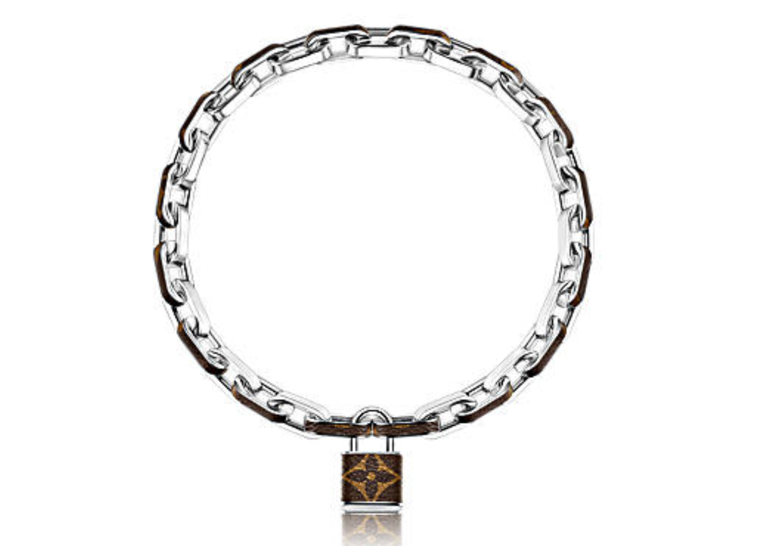 Gemstone Padlock Necklace on Link Chain – Lee Ann Jones, LLC