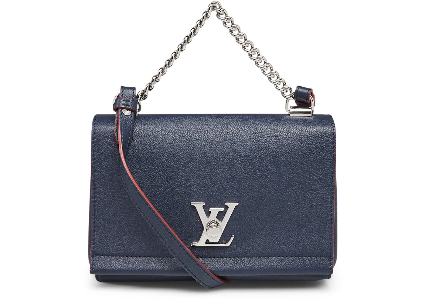 Louis Vuitton My Lockme 2 Bb Marine Rouge M43391 Calf Leather