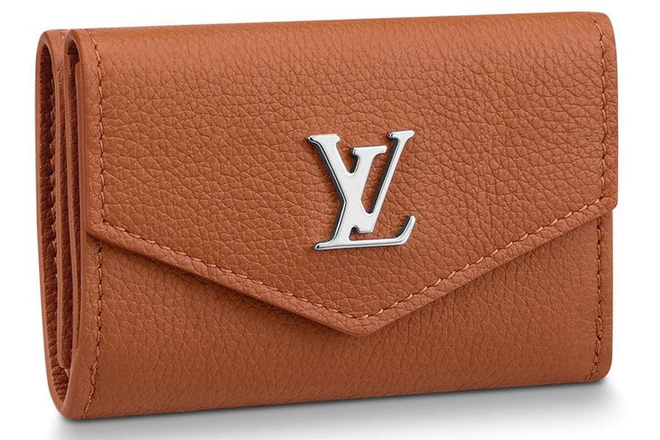 Louis Vuitton Lockmini Wallet Caramel in Calf Leather with Silver-tone - US