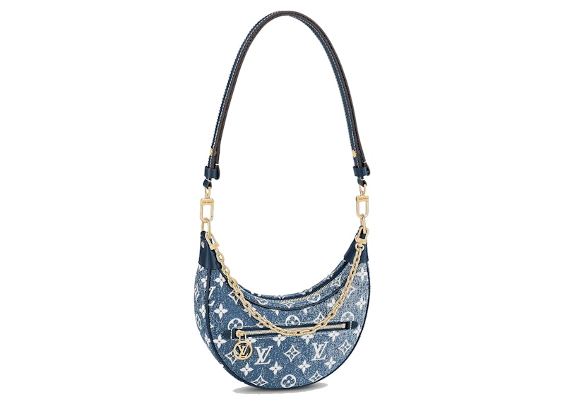 Louis vuitton discount blue denim bag