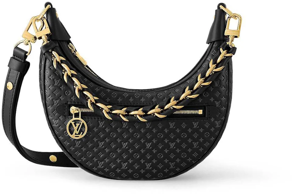 Louis Vuitton Loop Black in Calfskin Leather with Gold-tone - GB