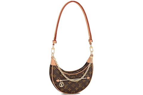Bolso de mano Louis Vuitton Loop Monogram Marrón in Coated Canvas