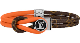 Louis Vuitton Loop It Bracelet Monogram Canvas Orange/Brown