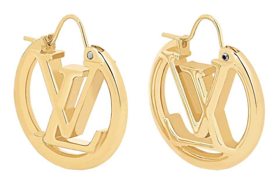Louis Vuitton Louise Earrings Gold