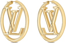 Louis Vuitton Gold-tone Nanogram Earphone Earrings – Boutique LUC.S