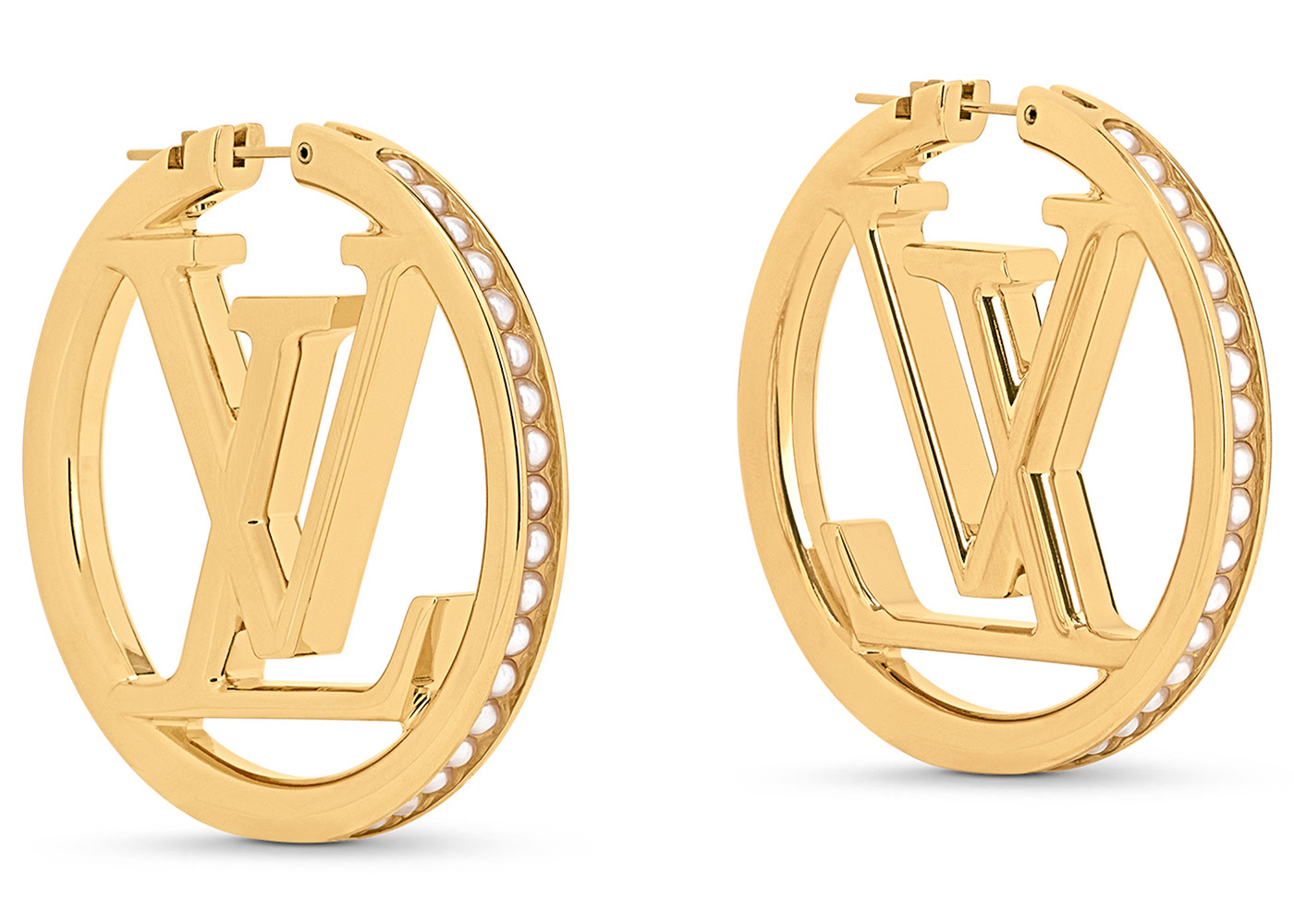 LV Iconic Enamel Earrings S00 - Women - Fashion Jewelry | LOUIS VUITTON ®