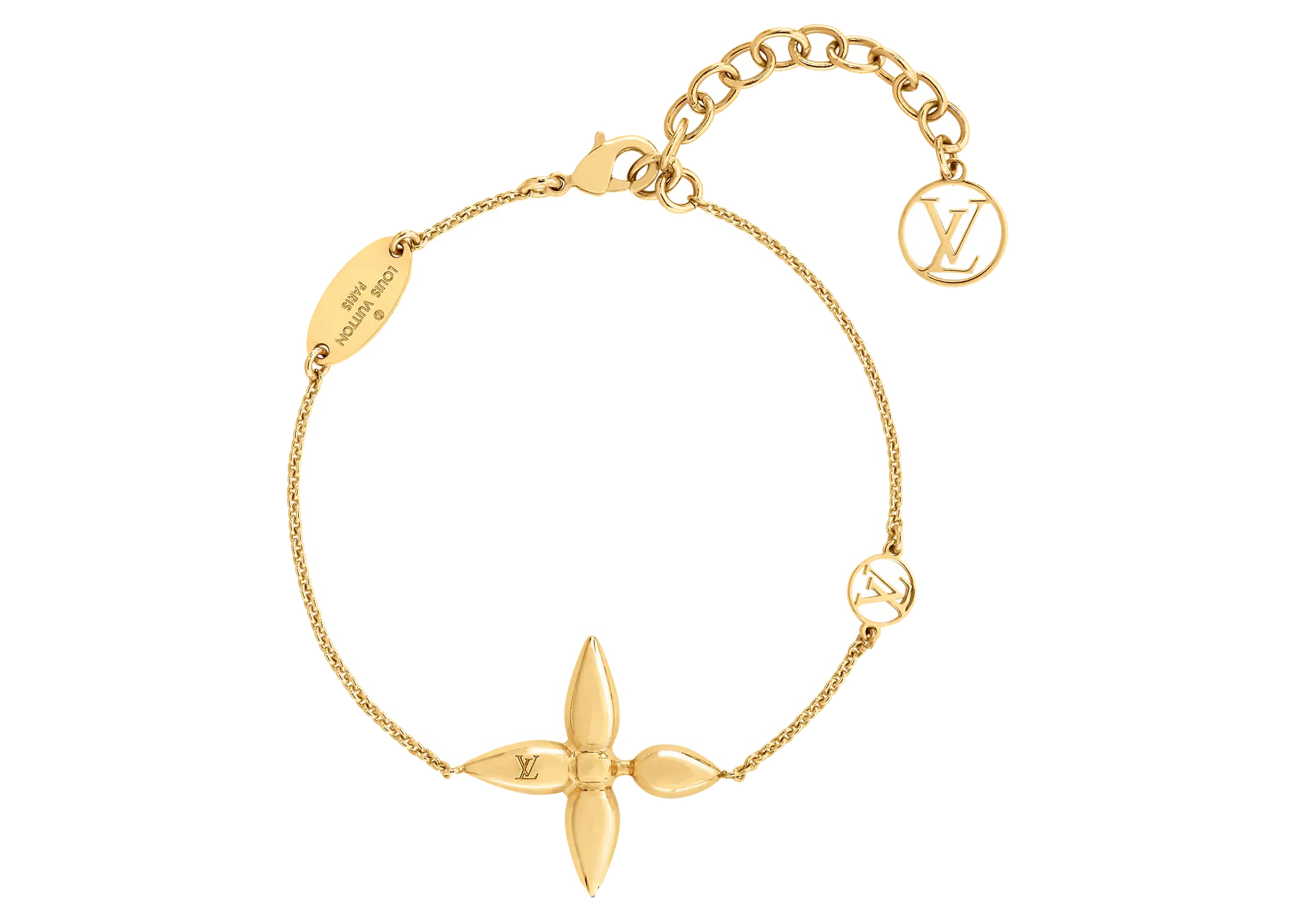 Louis Vuitton Lock BraceletGold Color  Gold bracelet Gold color  Bracelets