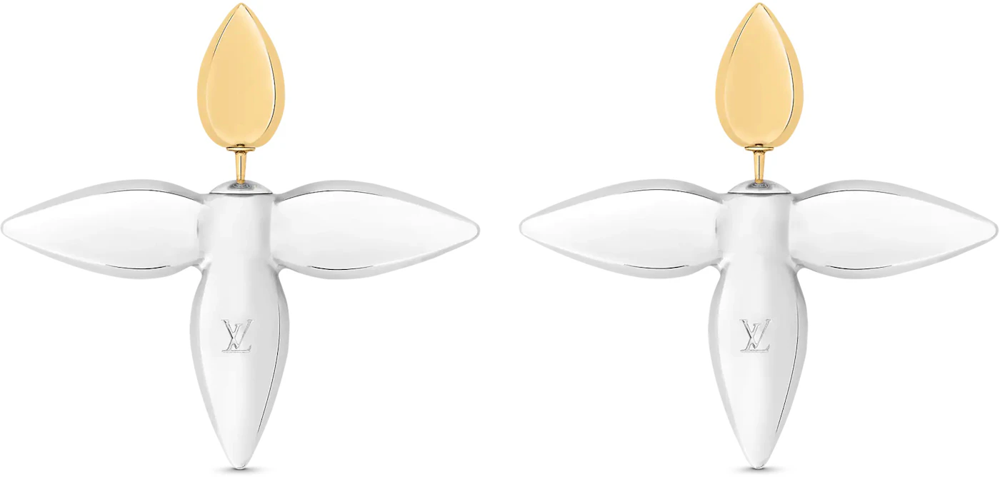 Louis Vuitton Louisette Macro Earrings Silver/Gold