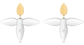Louis Vuitton Louisette Macro Earrings Silver/Gold