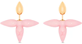 Louis Vuitton Louisette Pink Earrings Pink