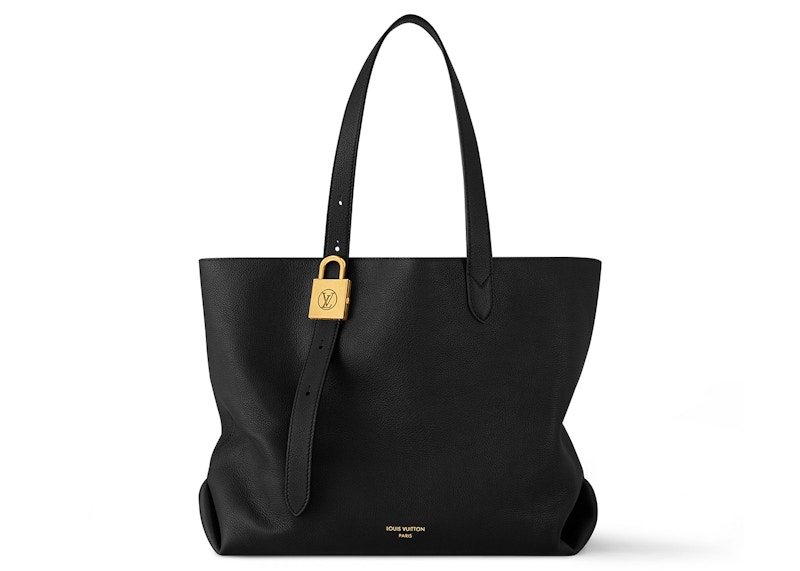 Louis Vuitton Low Key Cabas MM Black in Calfskin Leather