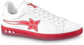 Louis Vuitton Luxembourg Samothrace Sneaker White Red