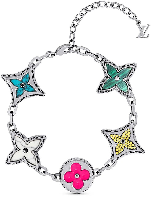 Louis Vuitton MNG Big Party Necklace Multicolored in Metal with Silver-tone  - GB