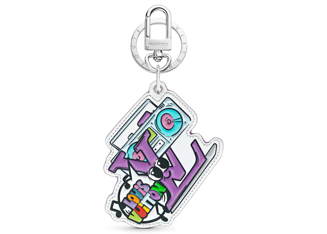 Pre-owned Louis Vuitton Mng Comics Bag Charm & Key Holder Multicolored