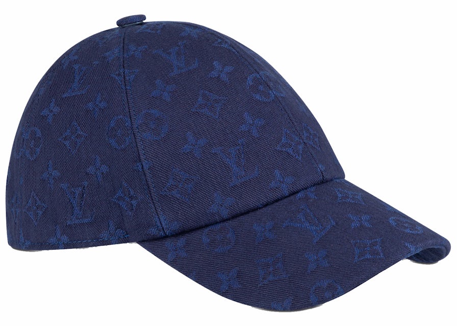 Louis Vuitton Mng Essential Cap Blue Cotton. Size 58
