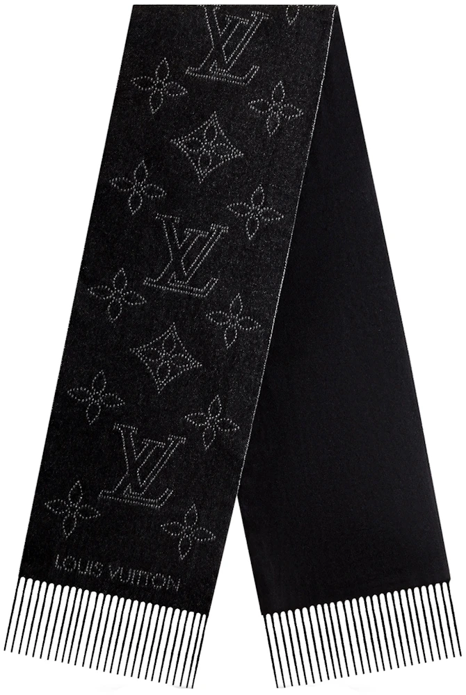 Louis Vuitton Black, Pattern Print Flight Mode Monogram Mahina Bella Tote