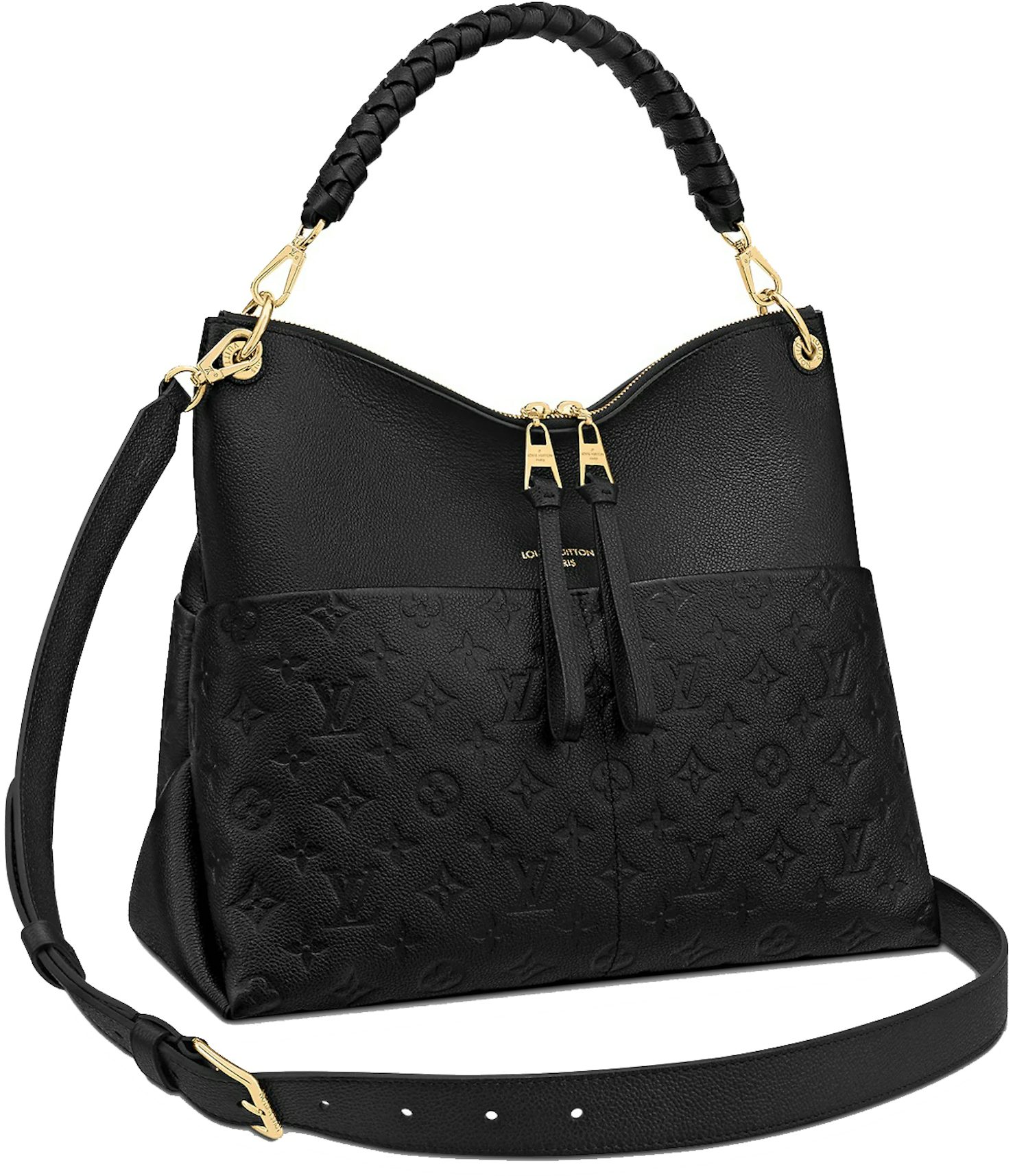 Louis Vuitton Maida Hobo Black in Cowhide Leather with Gold-tone - US