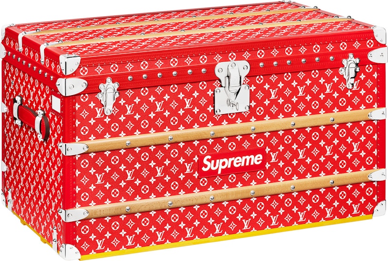 Louis Vuitton x Supreme Malle Courrier Trunk Monogram 90 Red - US