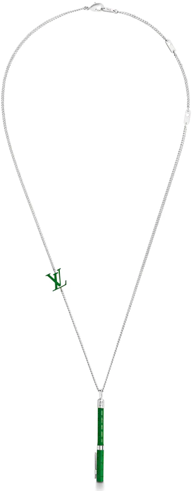 Louis Vuitton LV Instinct Necklace Multicolor in Metal with Silver-tone - US