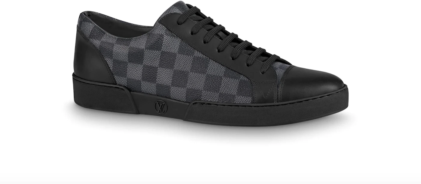 LOUIS VUITTON SHOES MATCH-UP DAMIER GRAPHITE SNEAKERS 41 7 Sneakers Black  Leather ref.376087 - Joli Closet