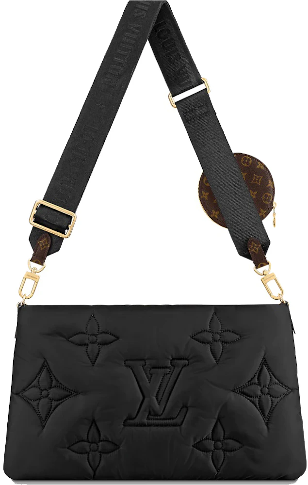 Louis Vuitton Maxi Multi Pochette Accessories Black/Fuchsia in Econyl ...