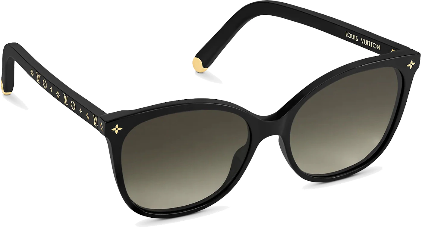 Louis Vuitton Z1723E LV Fame Cat Eye Sunglasses, Black, E