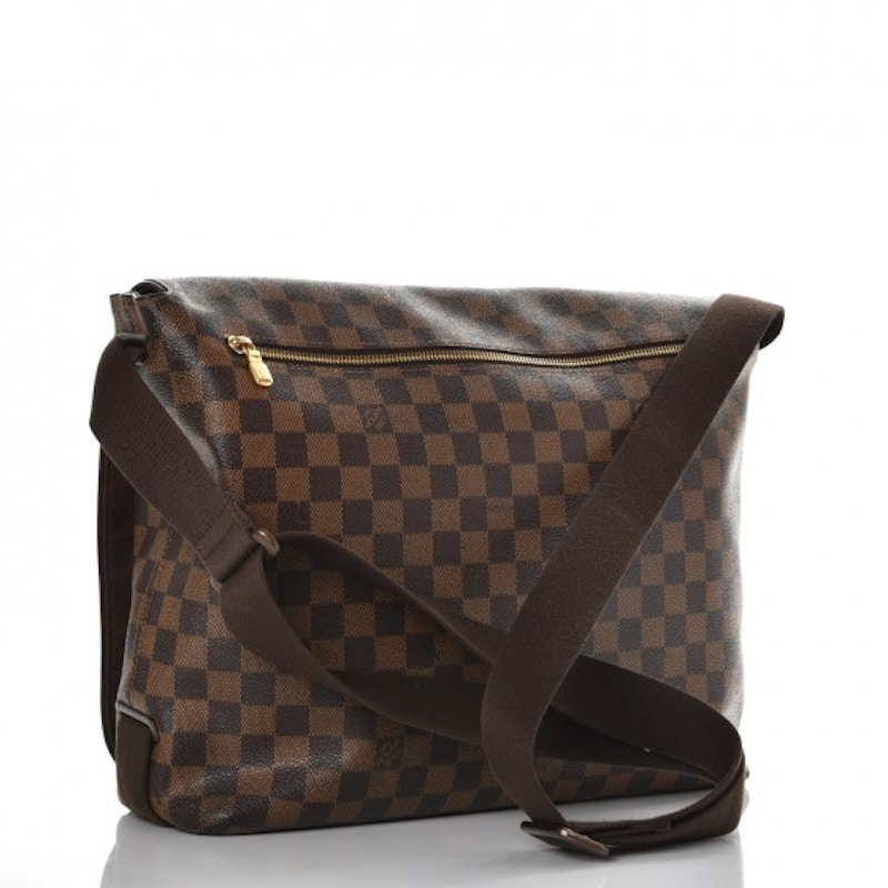Louis Vuitton Messenger Brooklyn Damier Ebene GM Brown in Canvas/Nylon