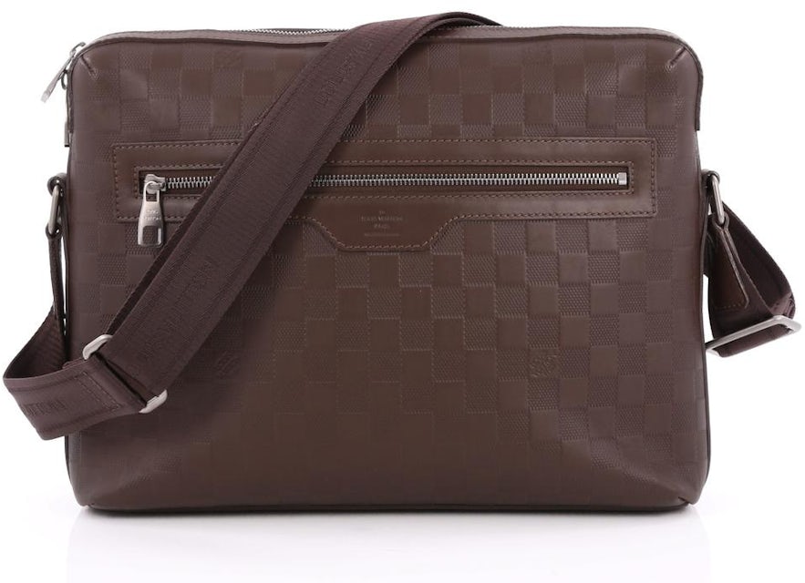 Louis Vuitton 100% Calf Leather Brown Damier Infini Calypso MM One Size -  54% off
