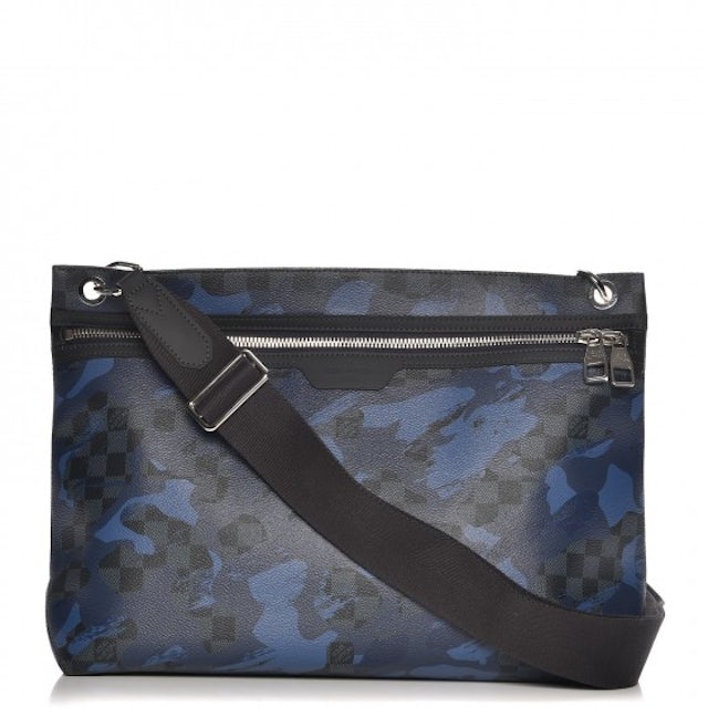 Louis Vuitton Damier cobalt Greenwich laptop messenger shoulder