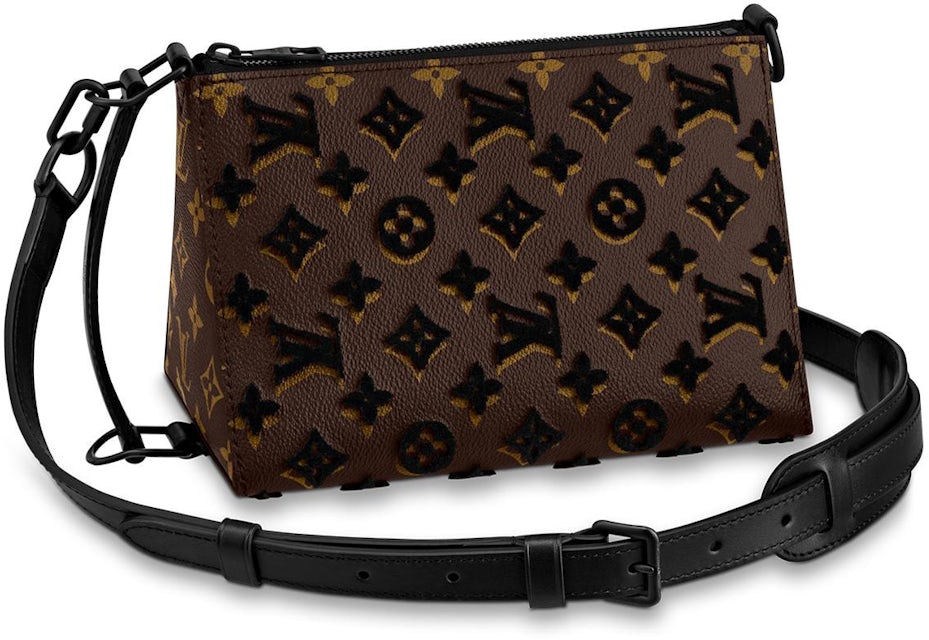 Louis Vuitton Tuffetage Monogram Canvas Triangle Messenger Bag